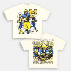 2023-24 NATIONAL CHAMPS - MICHIGAN TEE - Image 4