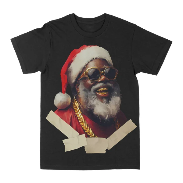Santa "Gold Grill" Graphic Tee