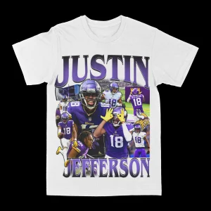 Justin Jefferson "18" Graphic Tee - Image 2