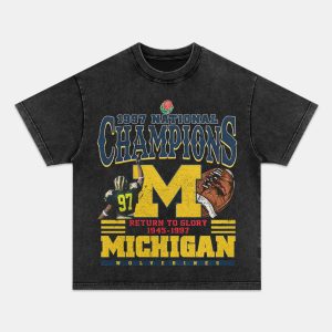 1997-MICHIGAN-WOLVERINES-NATIONAL-CHAMPIONS-TEE - Image 2