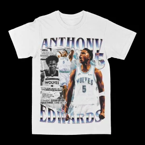 Anthony Edwards "Newspaper" Graphic Tee - Image 2