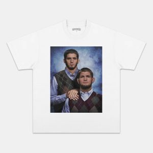 FUNNY ISLAM & KHABIB STEP BROTHERS TEE - Image 3