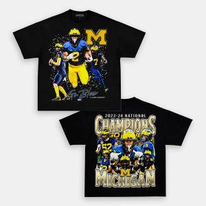 2023-24 NATIONAL CHAMPS - MICHIGAN TEE - Image 2