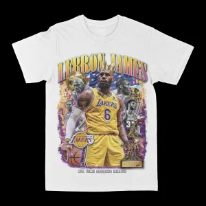 Lebron James All Time Leading Scorer Graphic Tee - Image 2