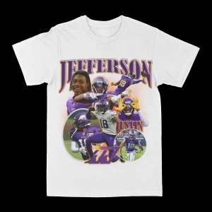 Justin Jefferson Graphic Tee - Image 2