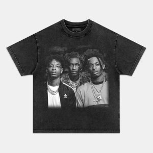 21 SAVAGE & YOUNG THUG & PLAYBOI CARTI TEE - Image 2