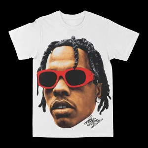 Lil Baby "Big Face Red Shades" Graphic Tee - Image 2